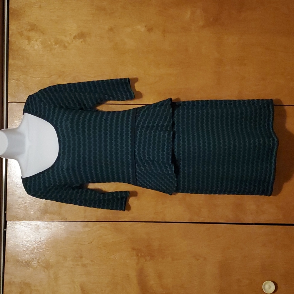 Max Studio Fitted Peplum Dress
